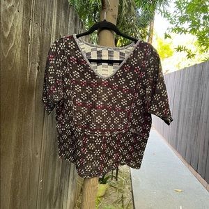 Ace & Jig Kat Top in Kasuri/Kente